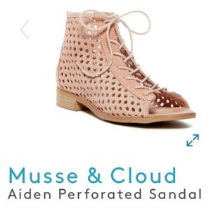 Musse & Cloud sandals, tan leather, size 39